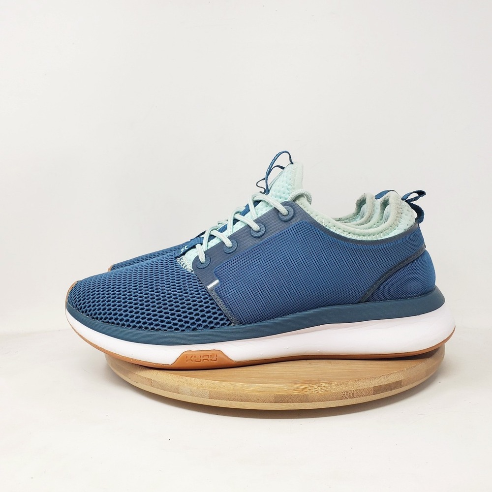 KURU Atom Shoes Womens 7 Blue Orthopedic Sneaker Plantar Fasciitis
